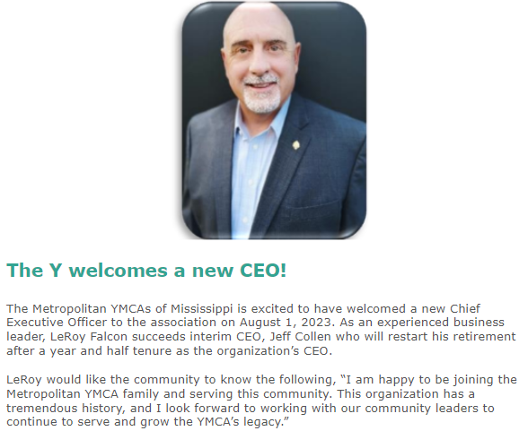 Y Welcomes New CEO